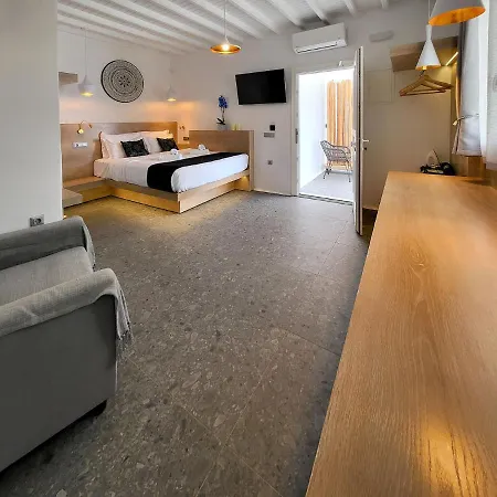 דירה Mykonos Double Luxury Mini - Adults Only אנו מרה