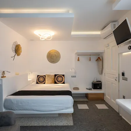 Mykonos Double Luxury Mini Suites-with External Hot Adults Only Apartmán