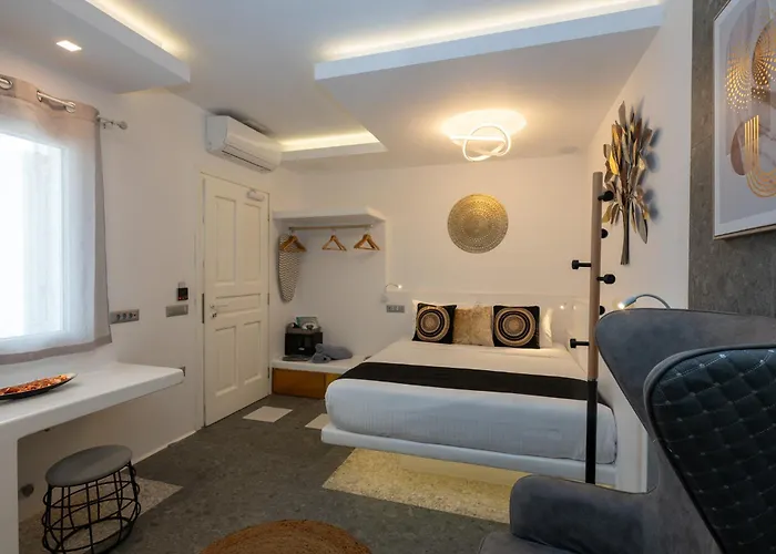 Mykonos Double Luxury Suites Collection-With External Hot Spa Adults Only Apartment *