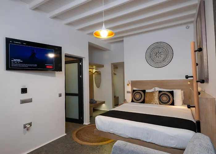 아파트 Mykonos Double Luxury Collection-with External Hot Adults Only 아노 메라