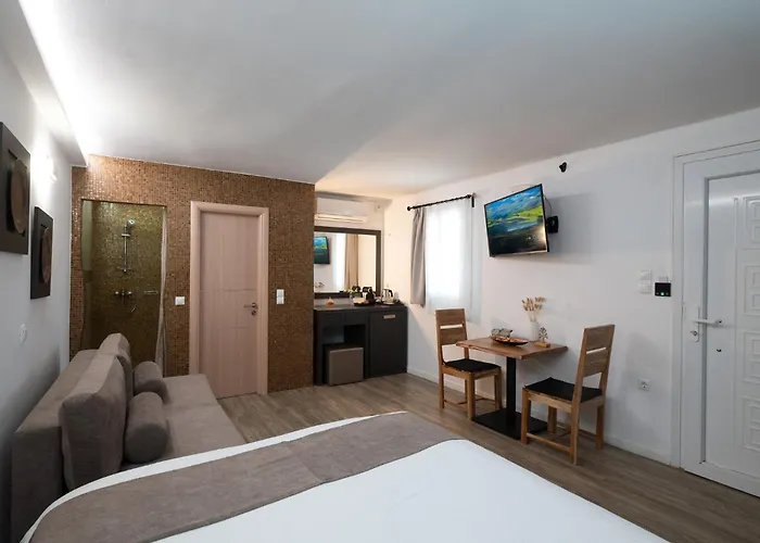 Mykonos Double Luxury Mini Suites-with External Hot Adults Only Apartmán