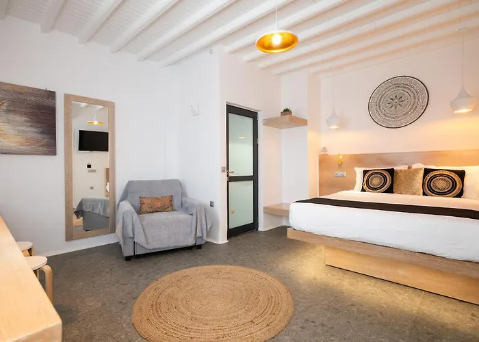 Mykonos Double Luxury Suites Collection-With External Hot Spa Adults Only